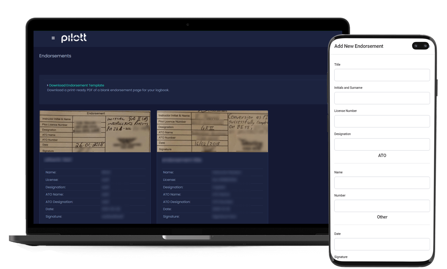 SACAA Electronic Logbook Summaries Pilott Aviation